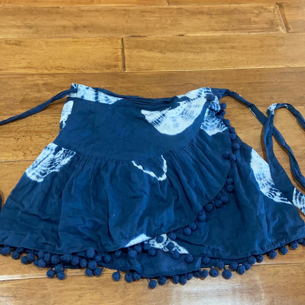Katerina Mini Ruffle Skirt in Shibori